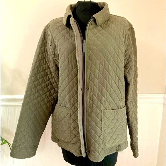 Van Heusen quilted, zip up riding jacket, size Large - Picture 3 of 8